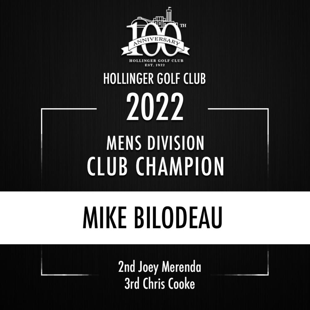 2023 Club Championship Hollinger Golf Club